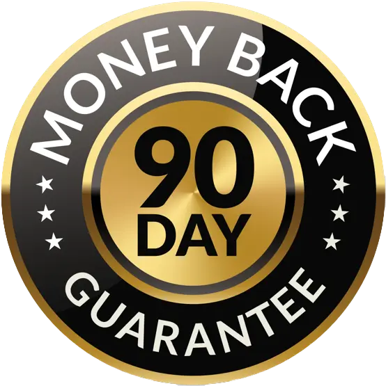 The Genius Song 90-day money back guarantee badge